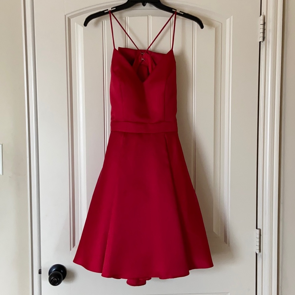 Red Homecoming dress